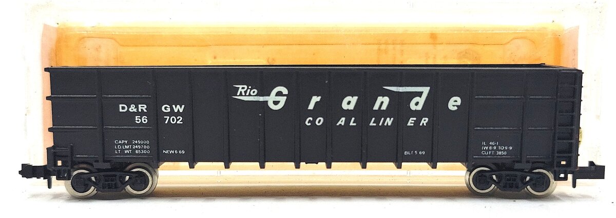 Roundhouse 8103 N Denver & Rio Grande Western Thrall Coal Gondola #56702 LN/Box