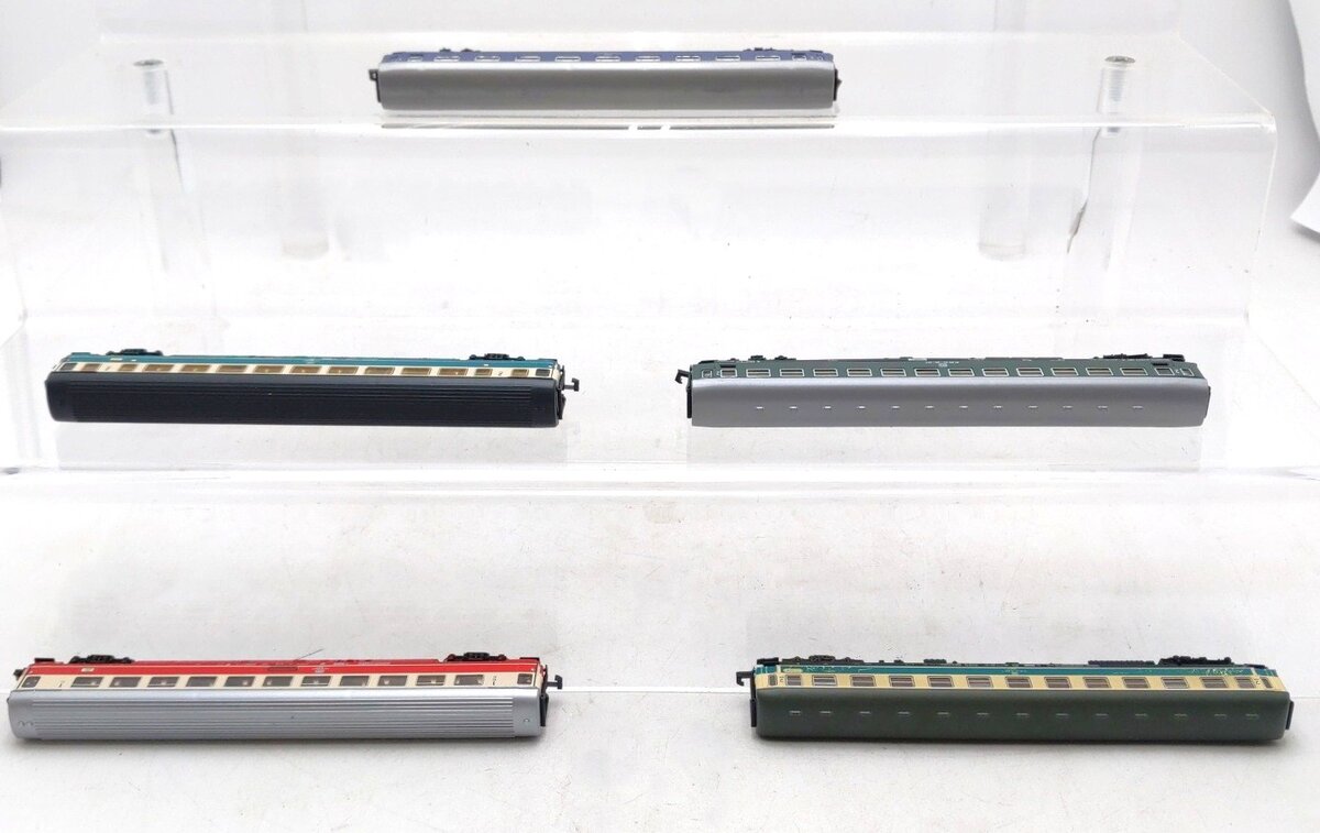 Trix & Other N Scale Assorted Passenger Cars [5] EX