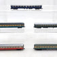 Trix & Other N Scale Assorted Passenger Cars [5] EX