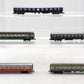 Trix & Other N Scale Assorted Passenger Cars [5] EX
