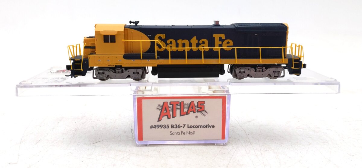 Atlas 49935 N Scale Santa Fe B36-7 Diesel Locomotive EX/Box