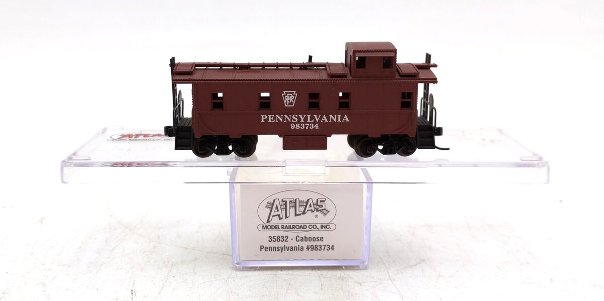 Atlas 35832 N Scale PRR Caboose #983734 LN/Box