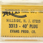 Atlas 3313 N Scale Evan's Produce 40' Plug Reefer Car LN/Box