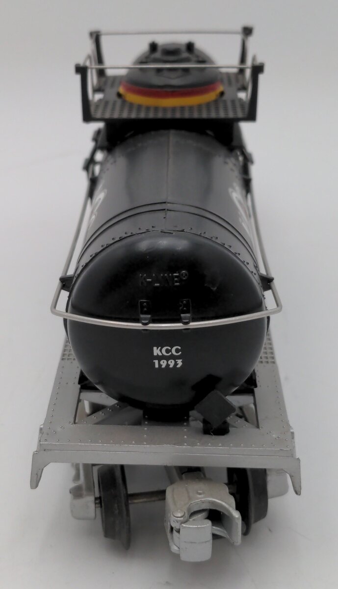 K-Line K90003 O Gauge K-Line Collectors Club Black Single Dome Tank Car EX