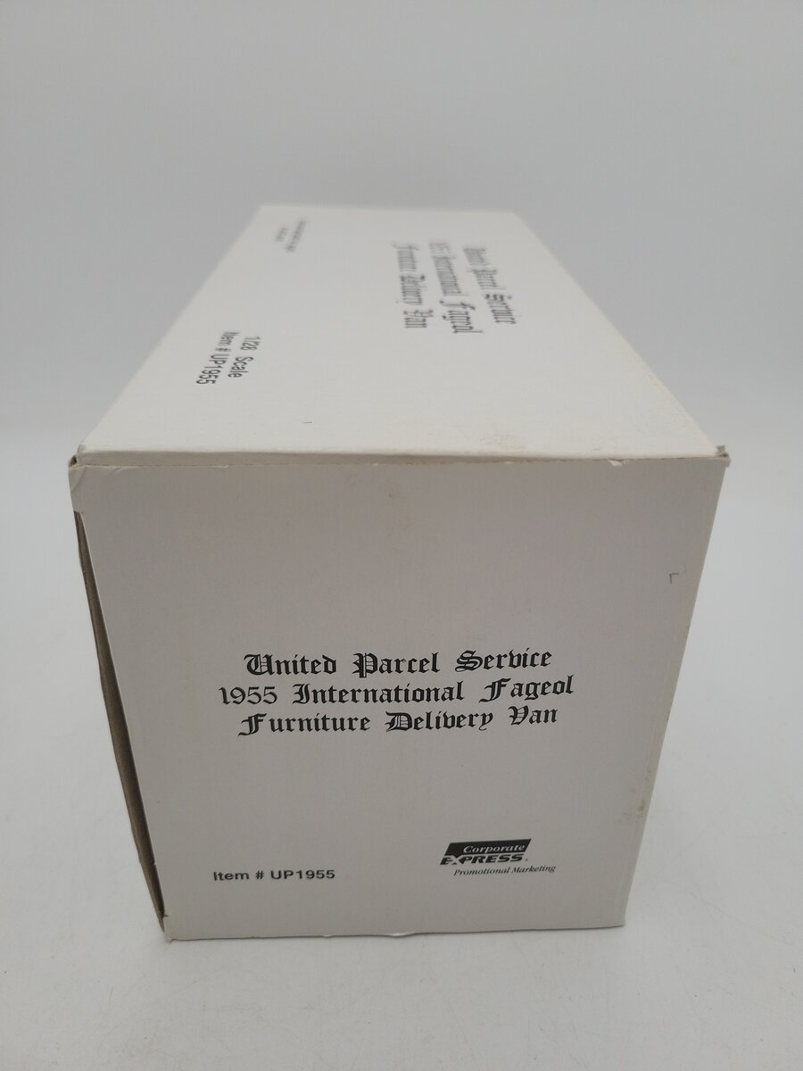 Corporate Express UP1955 1:28 Scale UPS 1955 Fageol Furniture Delivery Van EX/Box