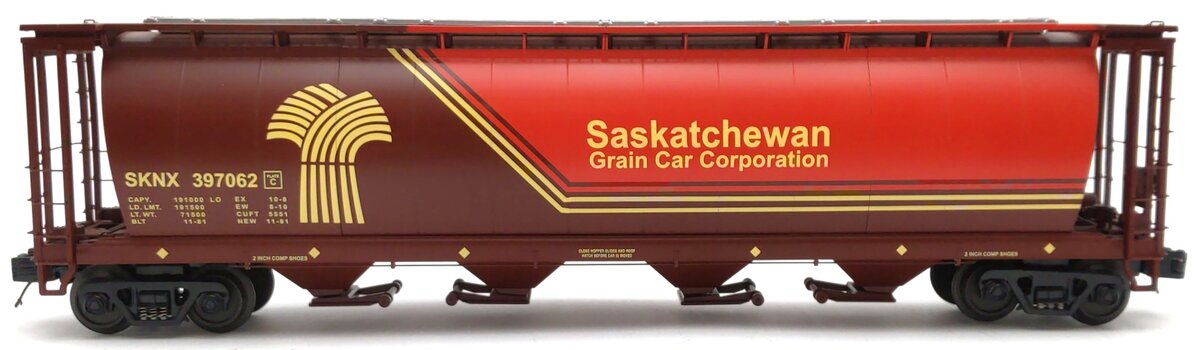 MTH 20-97603 Saskatchewan 100 Ton Hopper Car #397062 LN