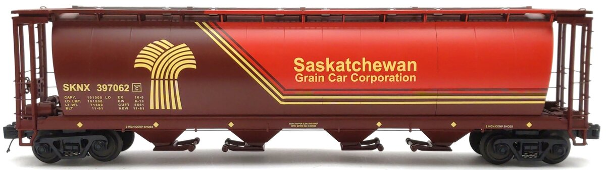 MTH 20-97603 Saskatchewan 100 Ton Hopper Car #397062 LN