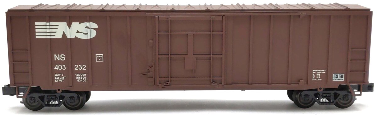 Weaver U14026LD O Scale Norfolk Southern 50' Plug Door Boxcar #403232 LN