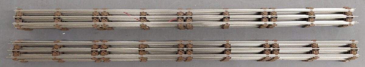 Lionel 6-65024 O27 35" Long Tubular Straight Track (12) VG