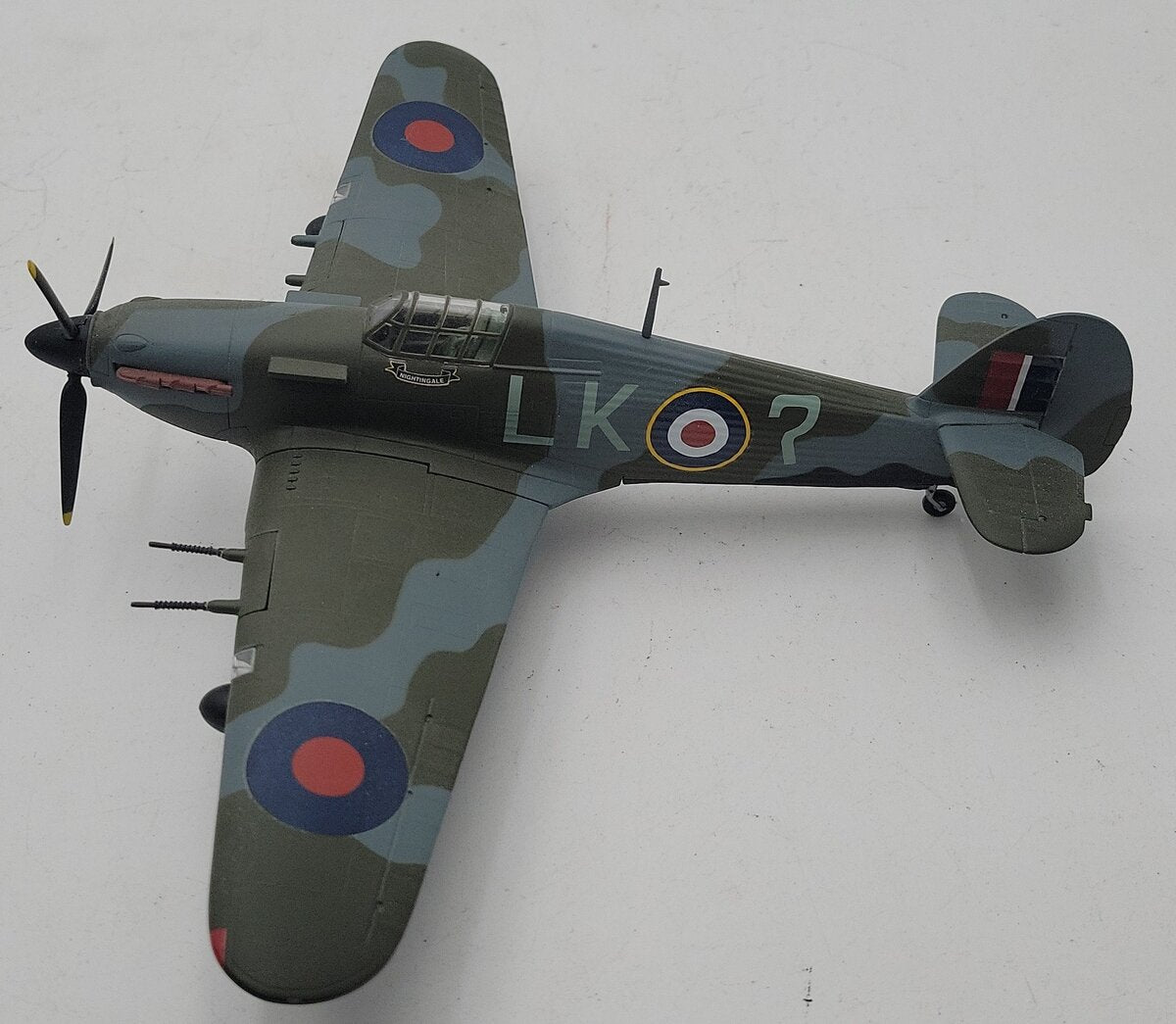 Franklin Mint B11B574 1/48 Diecast Hurricane MK2 C RAF 87 Sqn EX/Box
