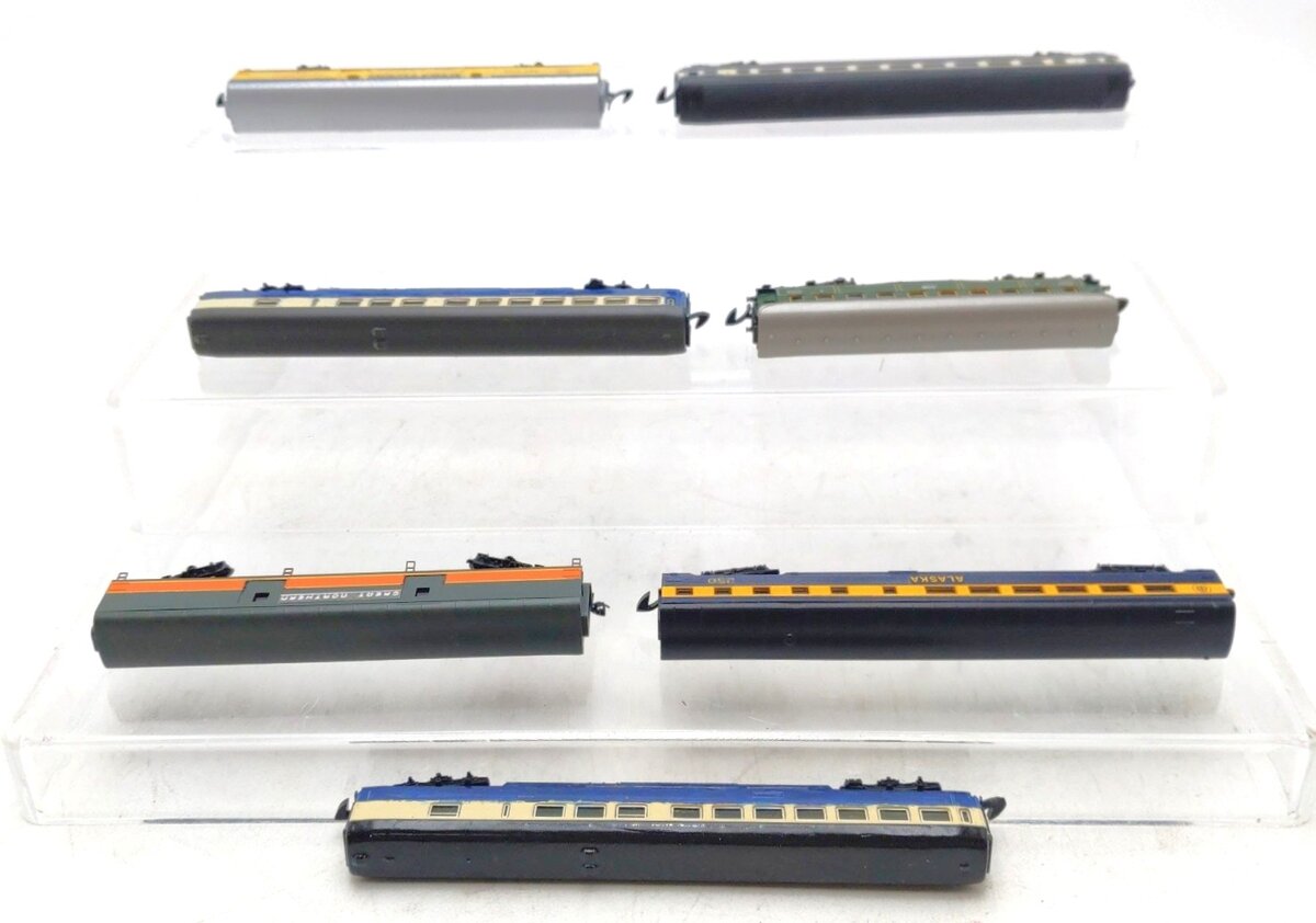Marklin & Other Z Scale Customized Assorted Passenger Cars [8] VG