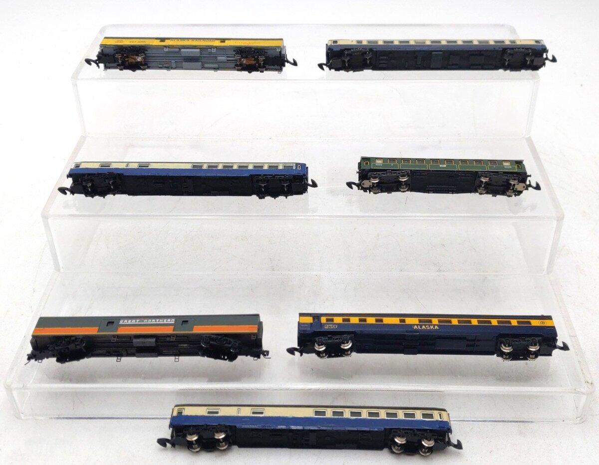 Marklin & Other Z Scale Customized Assorted Passenger Cars [8] VG
