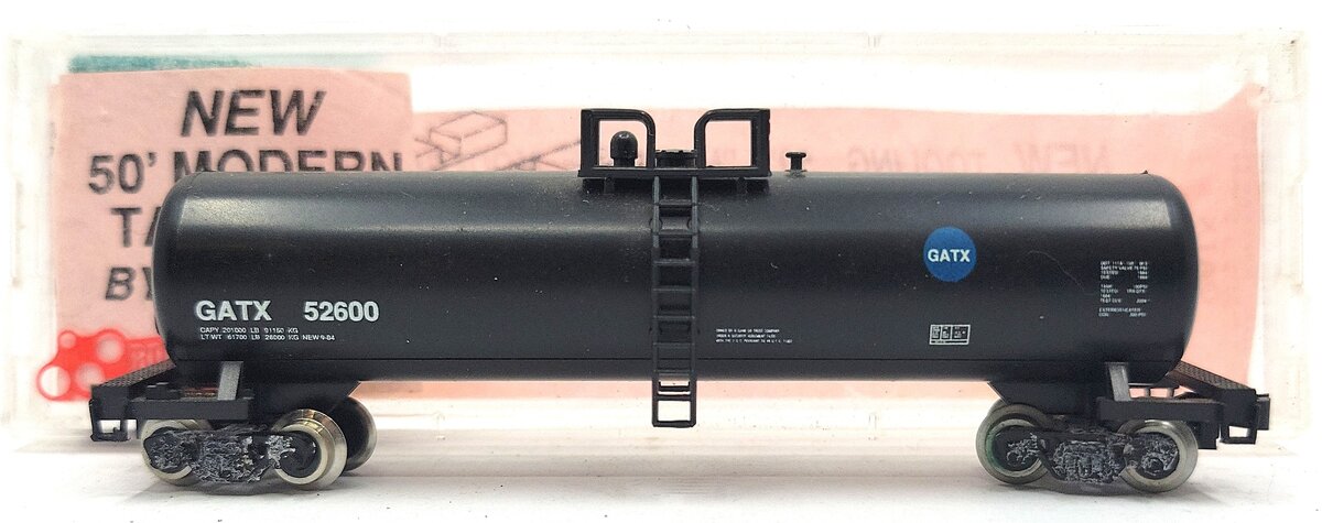 Roundhouse 8441 N Scale GATX 50' Modern Tank Car #52600 EX/Box