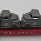 Lionel 6809 Vintage O Flatcar w/USMC AA Gun Truck & Medical Box Truck VG