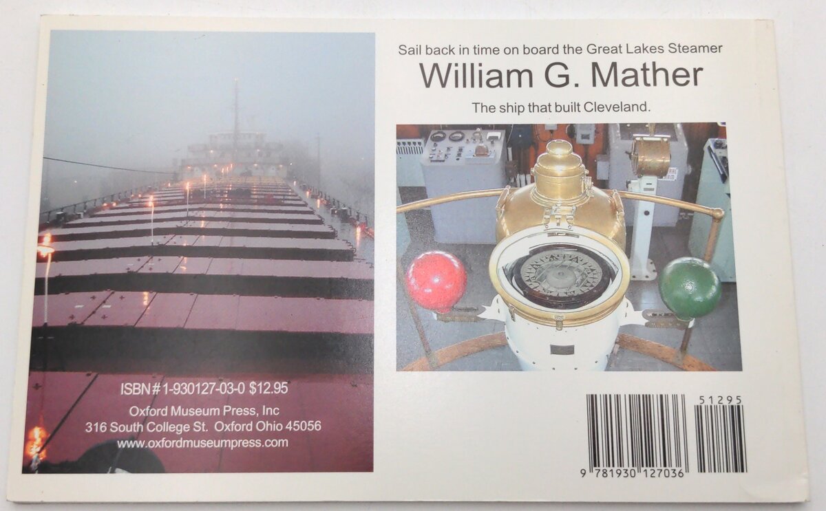Oxford 1-930127-03-0 Great Lakes Steamer - Photo Museum Guide William G Mather LN
