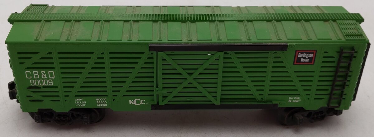 K-Line K90009 O Gauge CB&Q K-Line Collectors Club Classic Stock Car #90009 EX