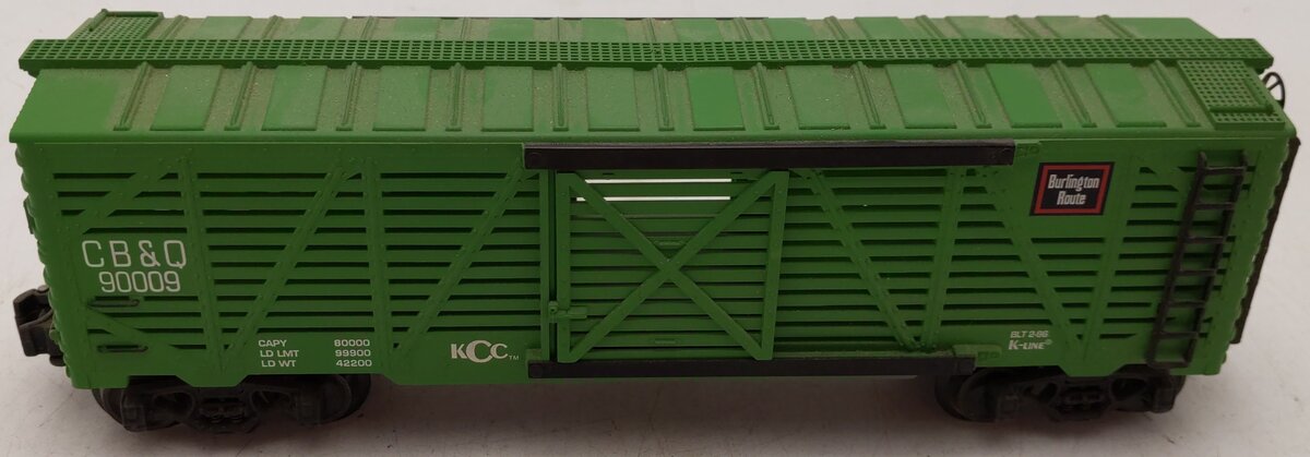 K-Line K90009 O Gauge CB&Q K-Line Collectors Club Classic Stock Car #90009 EX