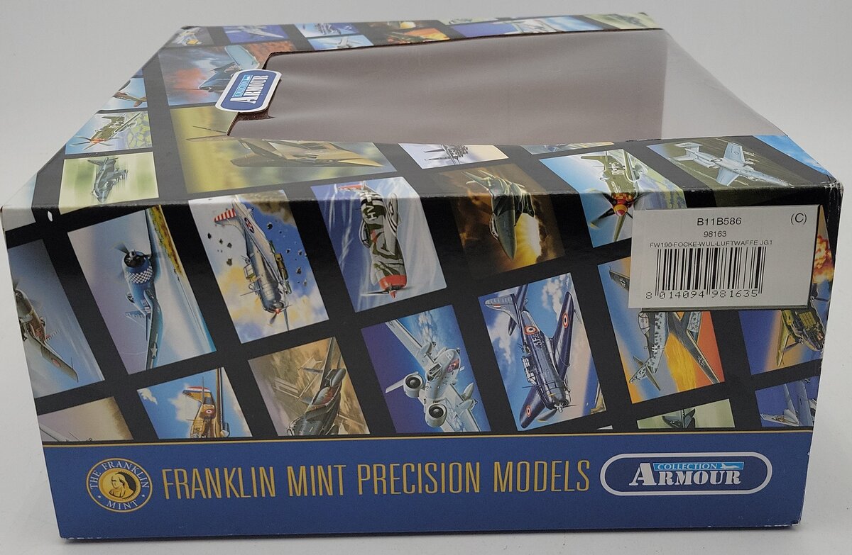 Franklin Mint B11B586 1:48 Diecast FW-190 Focke-Wulf 