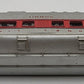 Lionel 2446 Vintage O Lionel Lines Summit Solid Red Stripe Observation Car VG/Box
