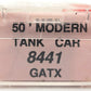 Roundhouse 8441 N Scale GATX 50' Modern Tank Car #52601 EX/Box