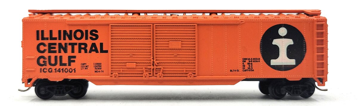 Atlas 3604 N Scale Illinois Central Gulf 50' Box Car #141001 LN/Box