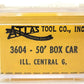 Atlas 3604 N Scale Illinois Central Gulf 50' Box Car #141001 LN/Box