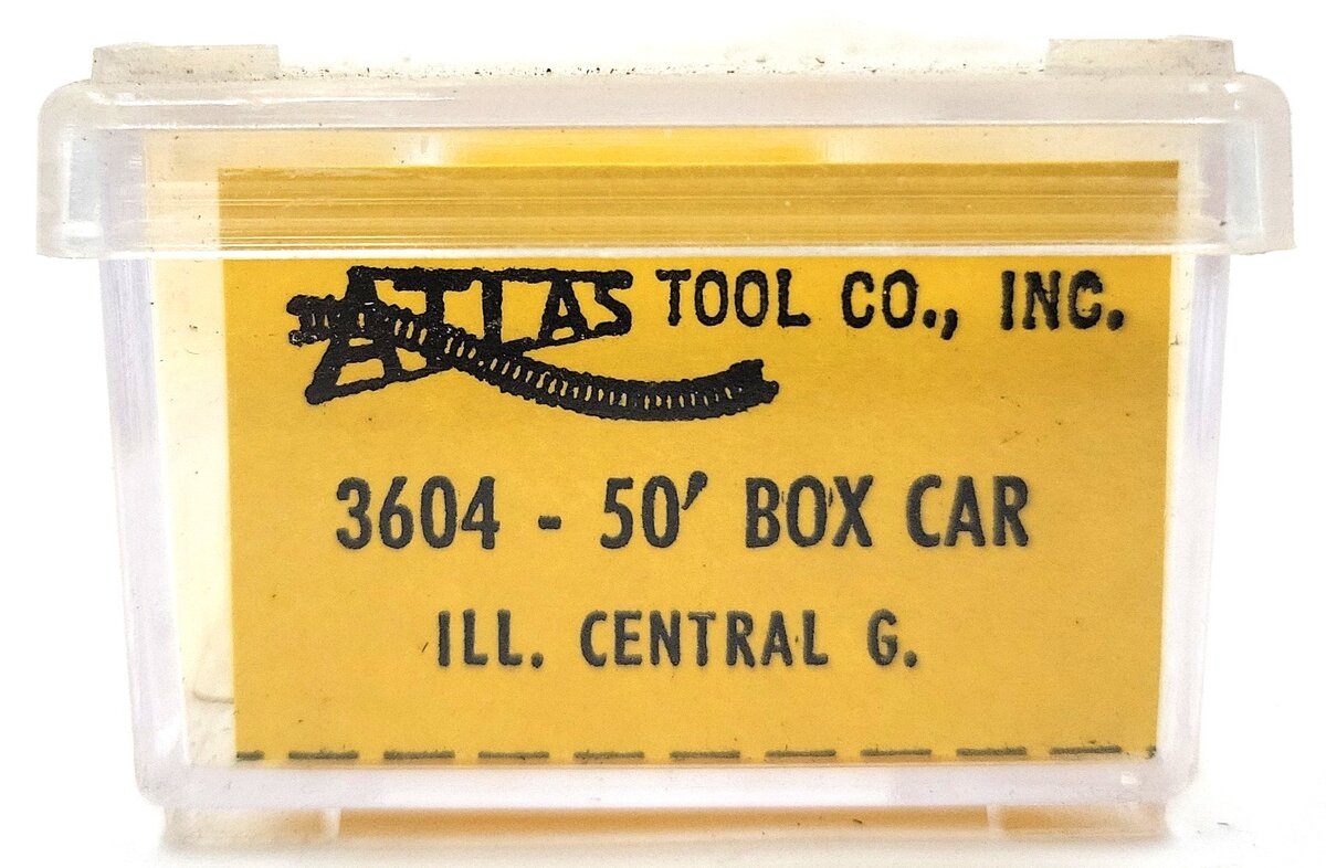 Atlas 3604 N Scale Illinois Central Gulf 50' Box Car #141001 LN/Box