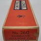 Lionel 2442 Vintage O Lionel Lines Clifton Red Stripe Illuminated Vista Dome Car VG/Box