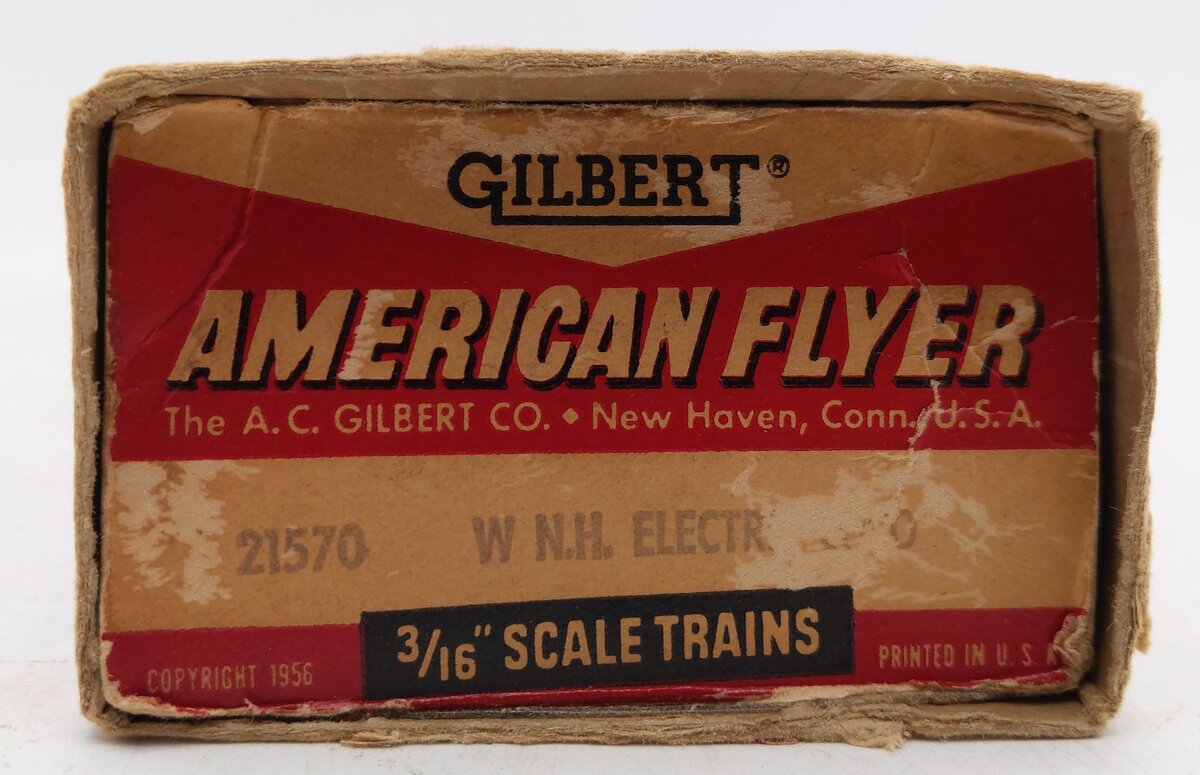 American Flyer 499 Vintage S New Haven Powered Electric Locomotive VG/Box