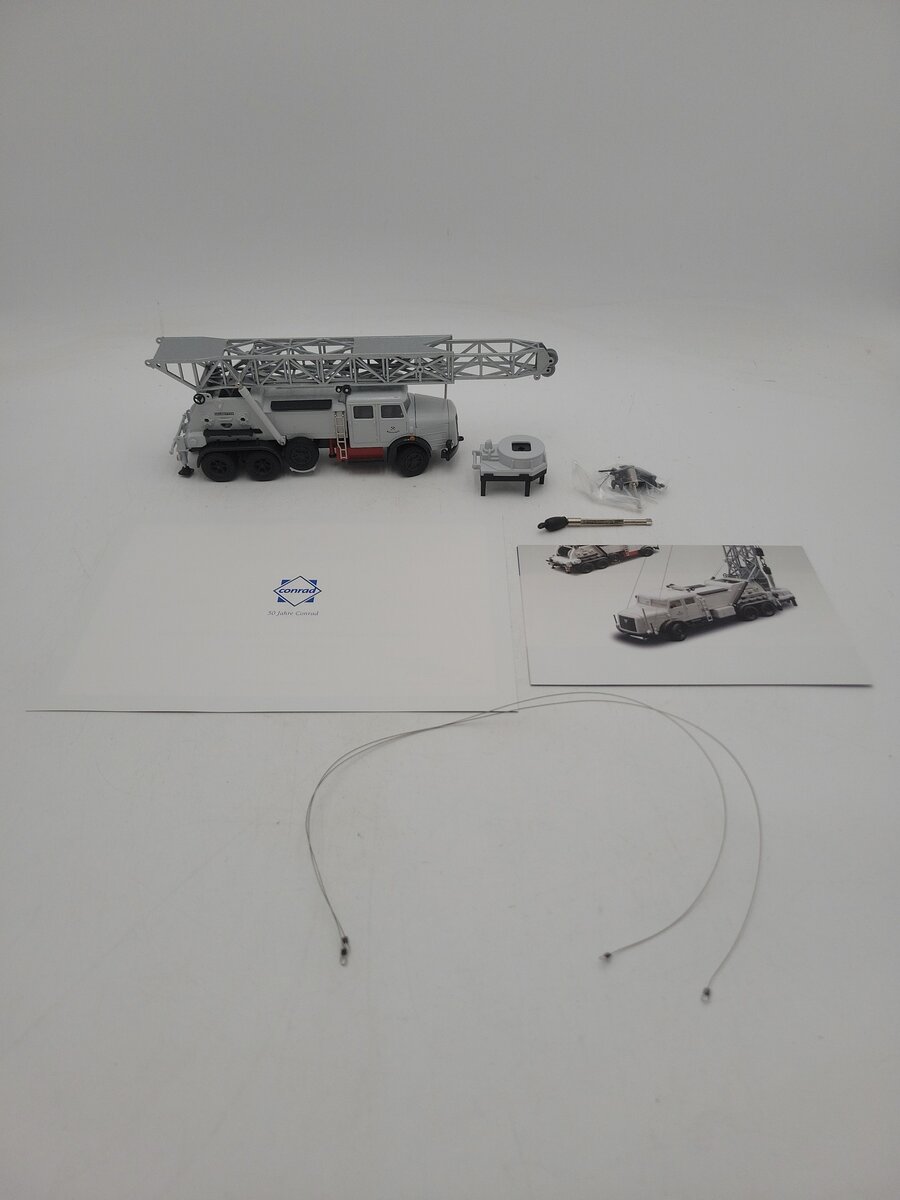 Conrad 50 1:50 Scale I Faun-Hauber with SMG Drill Winch I Anniversary Model LN/Box