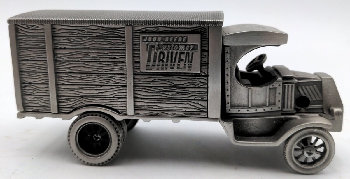 SpecCast Cust-157 Pewter Customer Driven John Deere Delivery Truck NEW