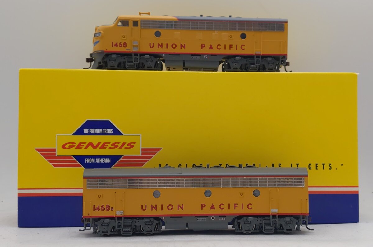 Athearn G1525 HO Scale Union Pacific F-7A/F-7B Diesel Locomotive Set #1468/1468B LN/Box