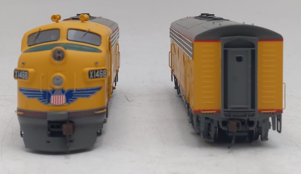Athearn G1525 HO Scale Union Pacific F-7A/F-7B Diesel Locomotive Set #1468/1468B LN/Box