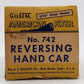 American Flyer 742 Vintage S AFL Motorized Handcar w/ Reverse VG/Box