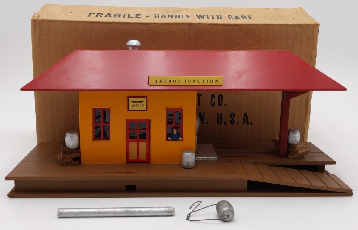 American Flyer 274 Vintage S Harbor Junction Freight Station/Box