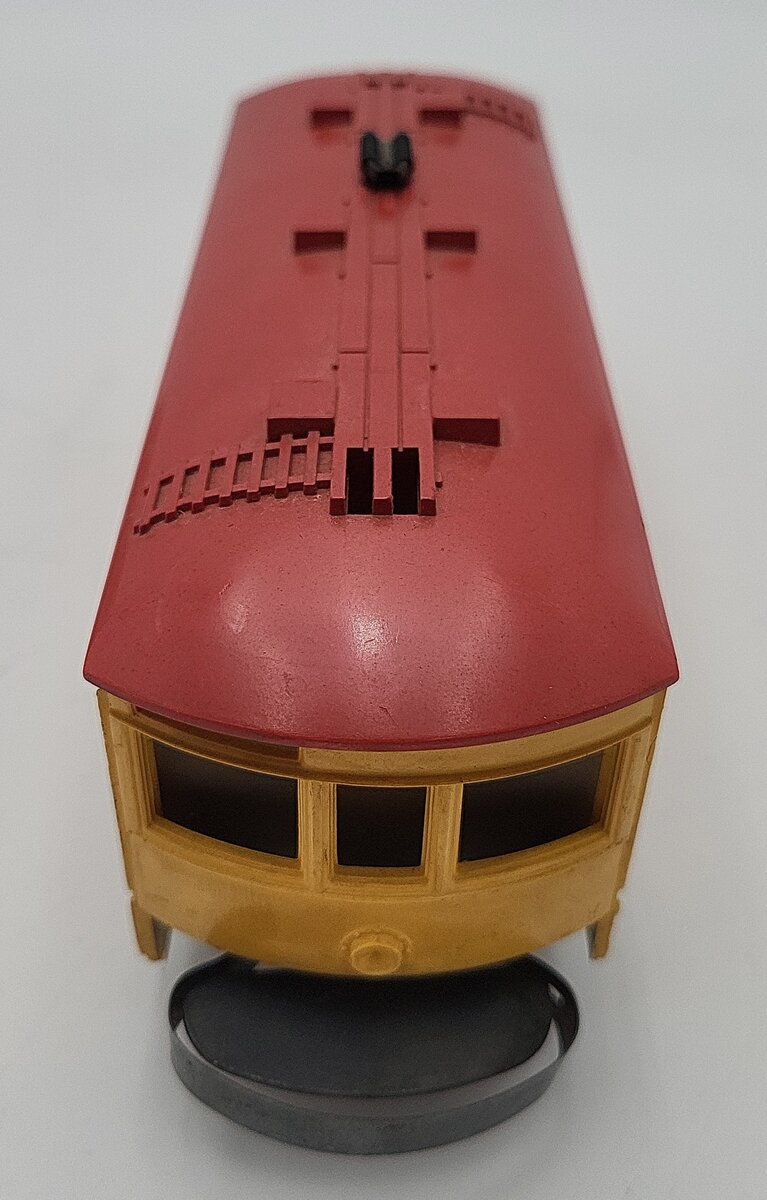 Lionel 60 Vintage O Gauge Postwar Lionelville Trolley with Black Lettering VG