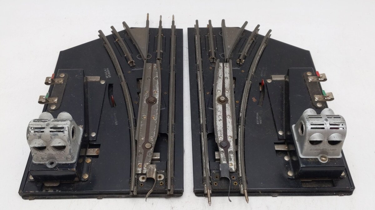 American Flyer 688 Vintage O Gauge Remote Control Track Switches (Pair) VG