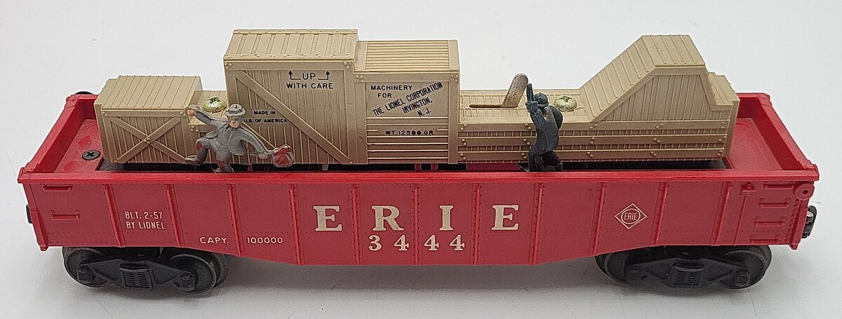 Lionel 3444 Vintage O Gauge Erie Operating Cop & Hobo Car VG/Box