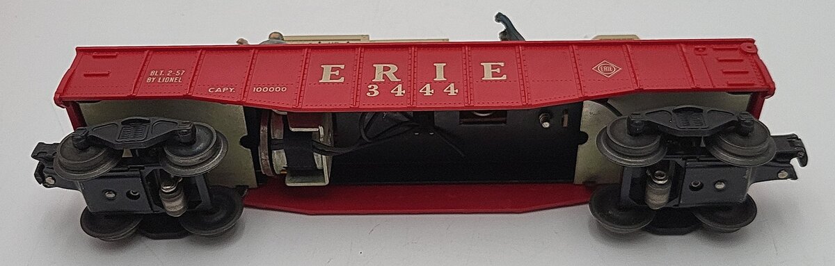 Lionel 3444 Vintage O Gauge Erie Operating Cop & Hobo Car VG/Box