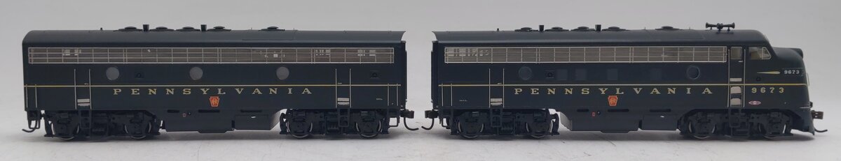 Athearn G1501C HO Scale Pennsylvania F7A-F7B Diesel Locomotives #9673 LN/Box