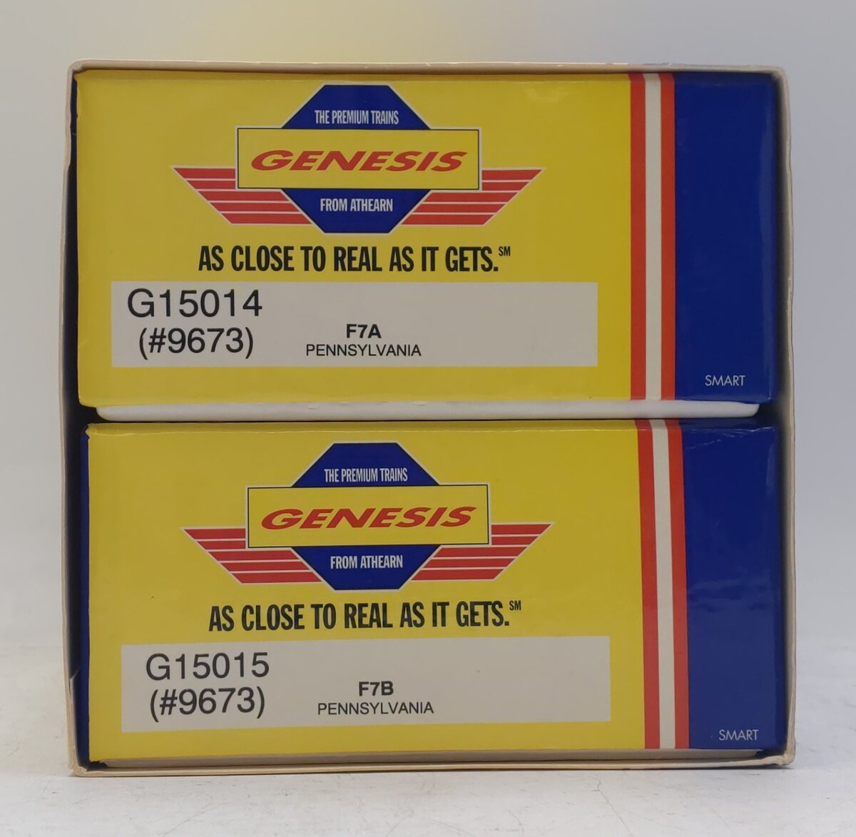 Athearn G1501C HO Scale Pennsylvania F7A-F7B Diesel Locomotives #9673 LN/Box