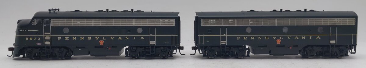 Athearn G1501C HO Scale Pennsylvania F7A-F7B Diesel Locomotives #9673 LN/Box