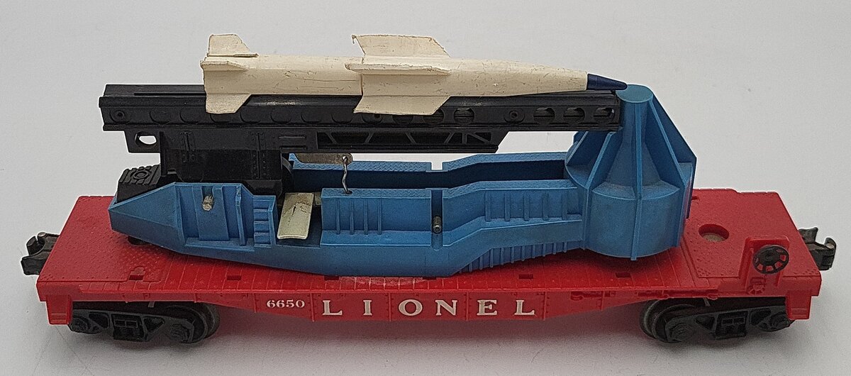 Lionel 6650 Vintage O IRBM Rocket Launcher VG