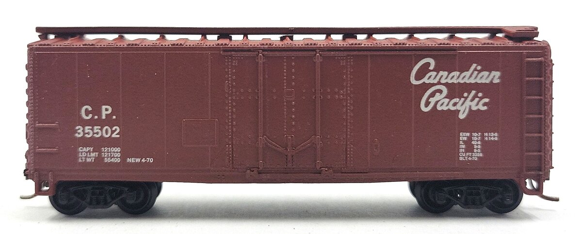 Atlas 3416 N Scale Canadian Pacific Box Car #35502 LN