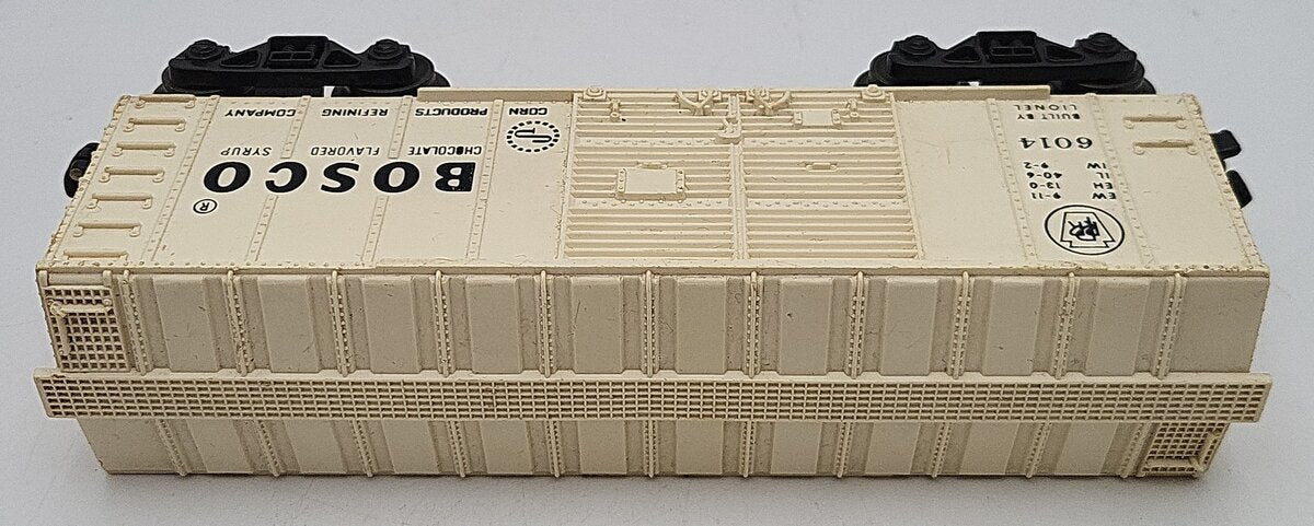 Lionel 6014 Vintage O White Bosco Short Boxcar - RARE VG