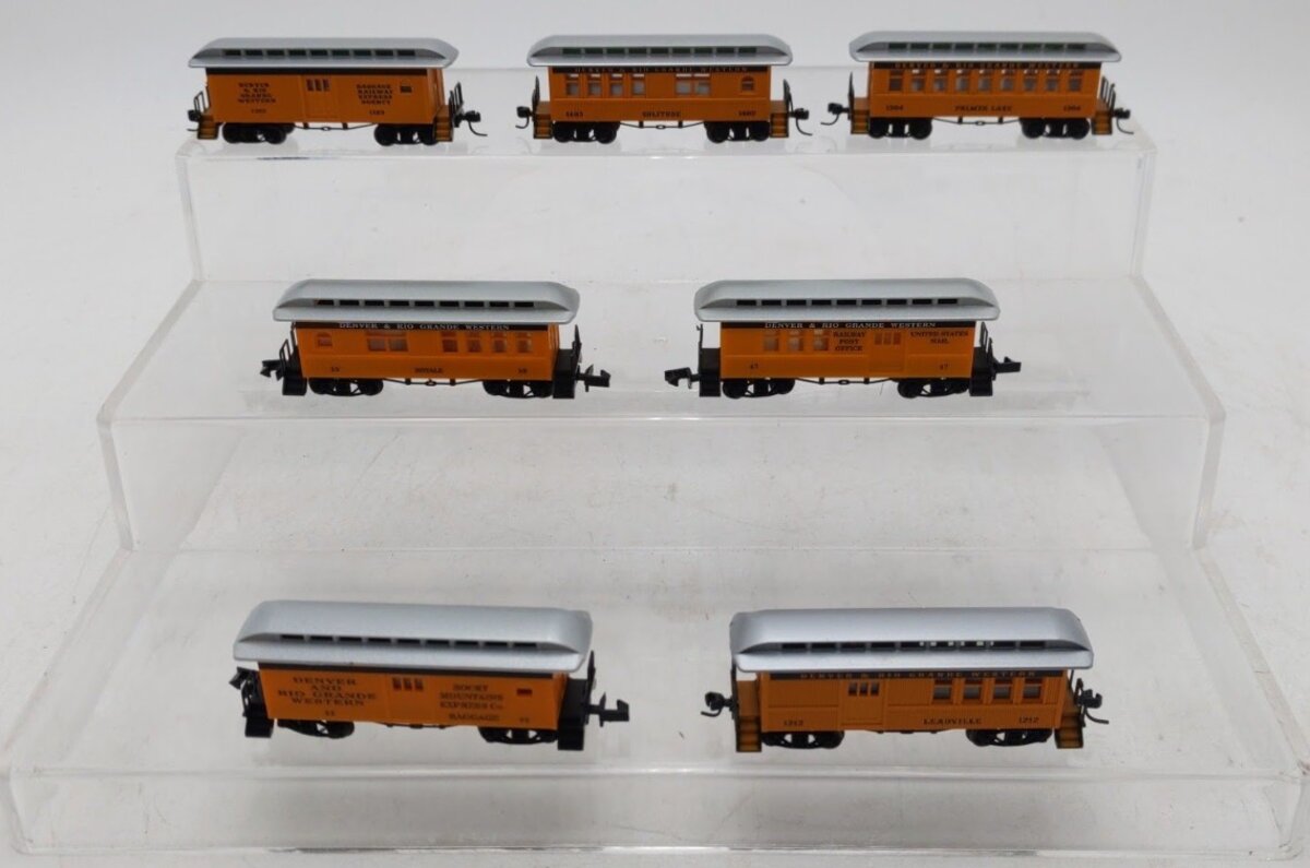 N Scale Assorted Denver & Rio Grande Western Passenger Cars [7] EX