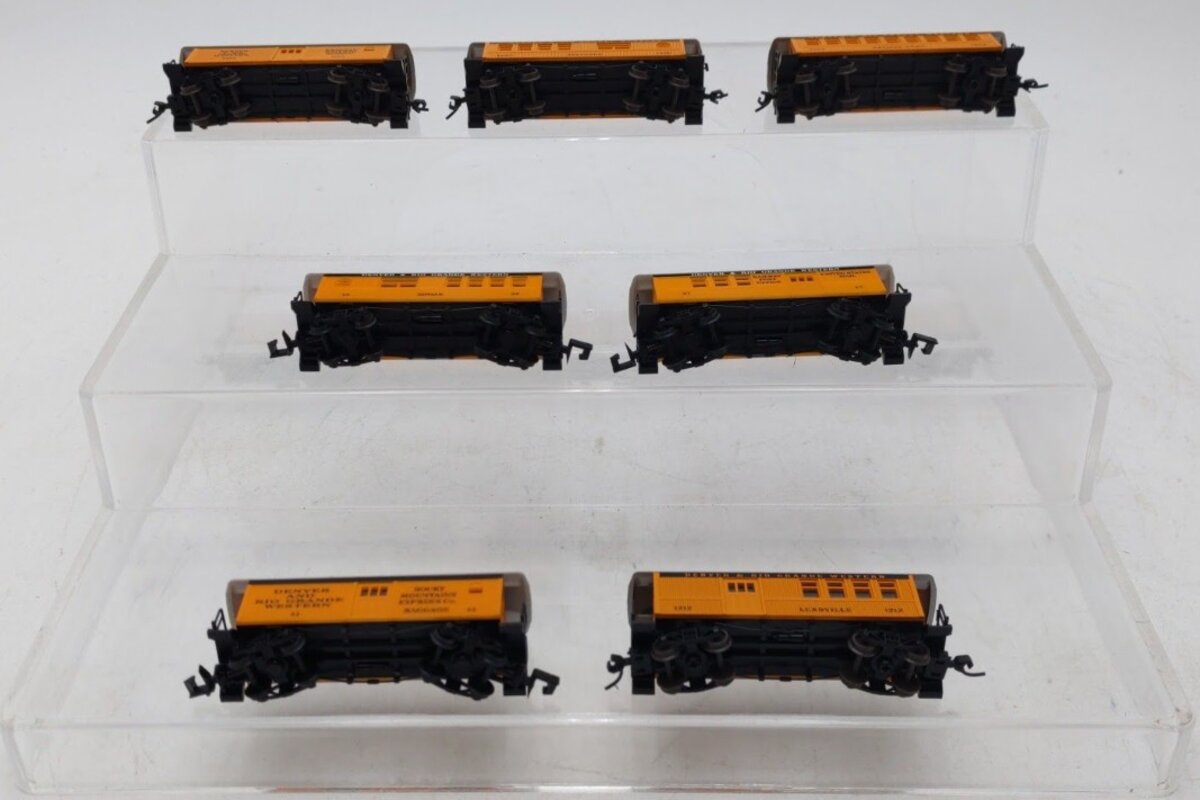 N Scale Assorted Denver & Rio Grande Western Passenger Cars [7] EX