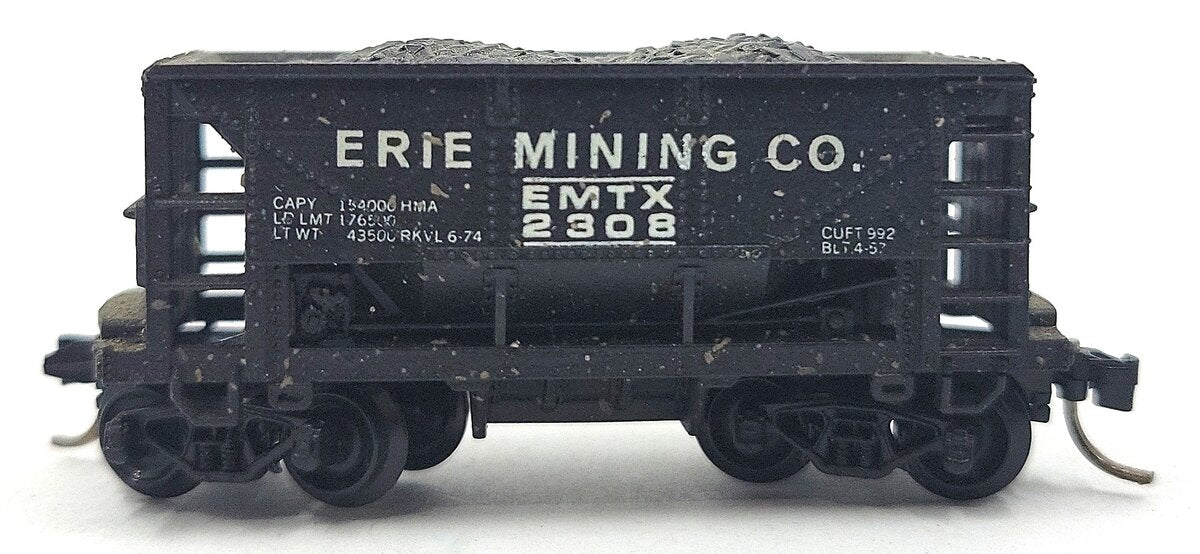 Atlas 3211 N Erie Mining 70 Ton Hopper Car #2308 EX