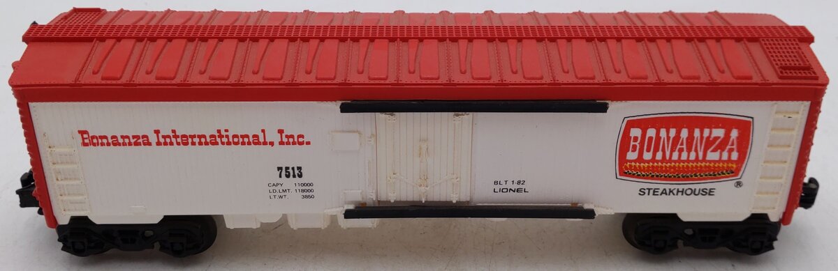 Lionel 6-7513 O Gauge Bonanza Refrigerator Car #7513 EX
