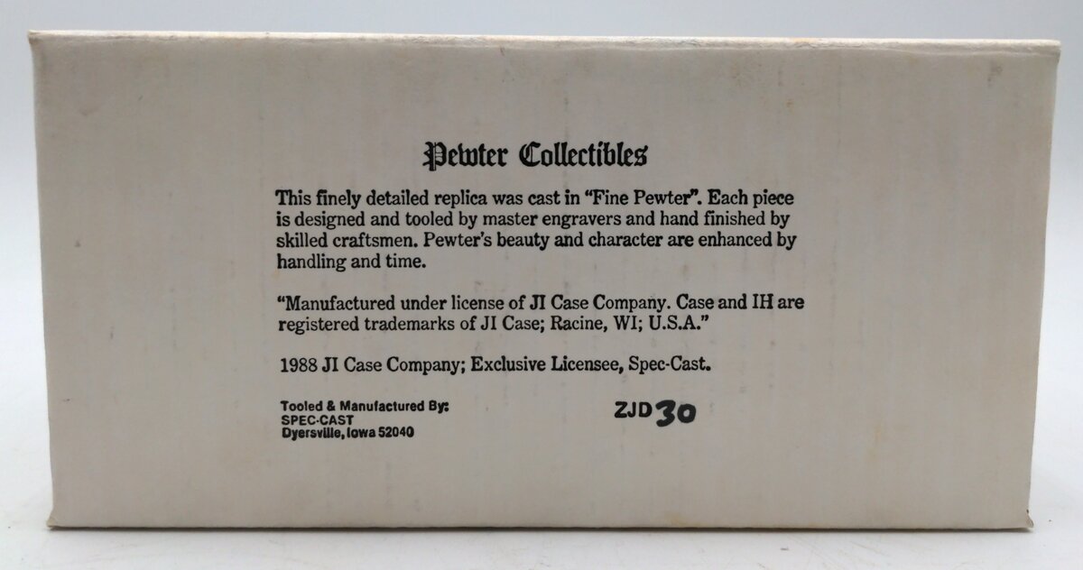 SpecCast 9040B Pewter Case Excavator NIB